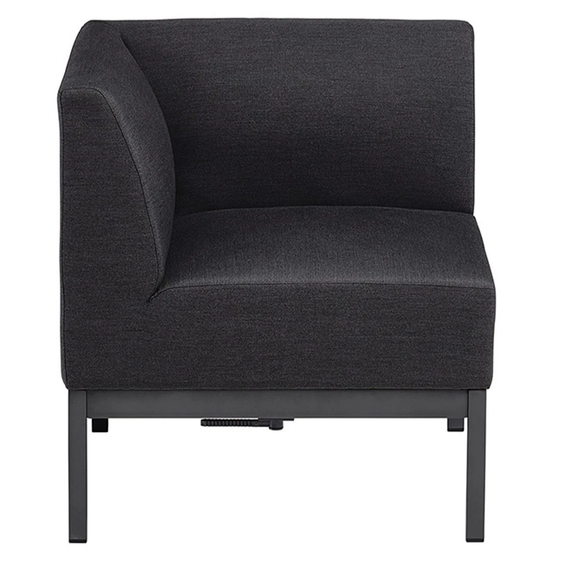 Kettler Pure City-Line Eck-/Endmodul Aluminium/Sunbrella Anthrazit/Sooty 4 Kettler Pure City-Line Eck-/Endmodul Aluminium/Sunbrella Anthrazit/Sooty – Bild 2