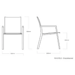 Kettler Rasmus Stapelsessel Aluminium/Outdoorgewebe Anthrazit/Charcoal -GartenMöbelPro Verkäufe kettler rasmus stapelsessel aluminium outdoorgewebe anthrazit charcoal 1288081 7