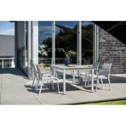 Kettler Rasmus Stapelsessel Aluminium/Outdoorgewebe Silber/Hellgrau -GartenMöbelPro Verkäufe kettler rasmus stapelsessel aluminium outdoorgewebe silber hellgrau 1287399 2