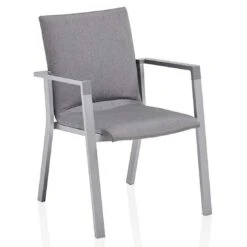 Kettler Rasmus Stapelsessel Aluminium/Sunbrella Silber/Flanelle -GartenMöbelPro Verkäufe kettler rasmus stapelsessel aluminium sunbrella silber flanelle 1288070 1