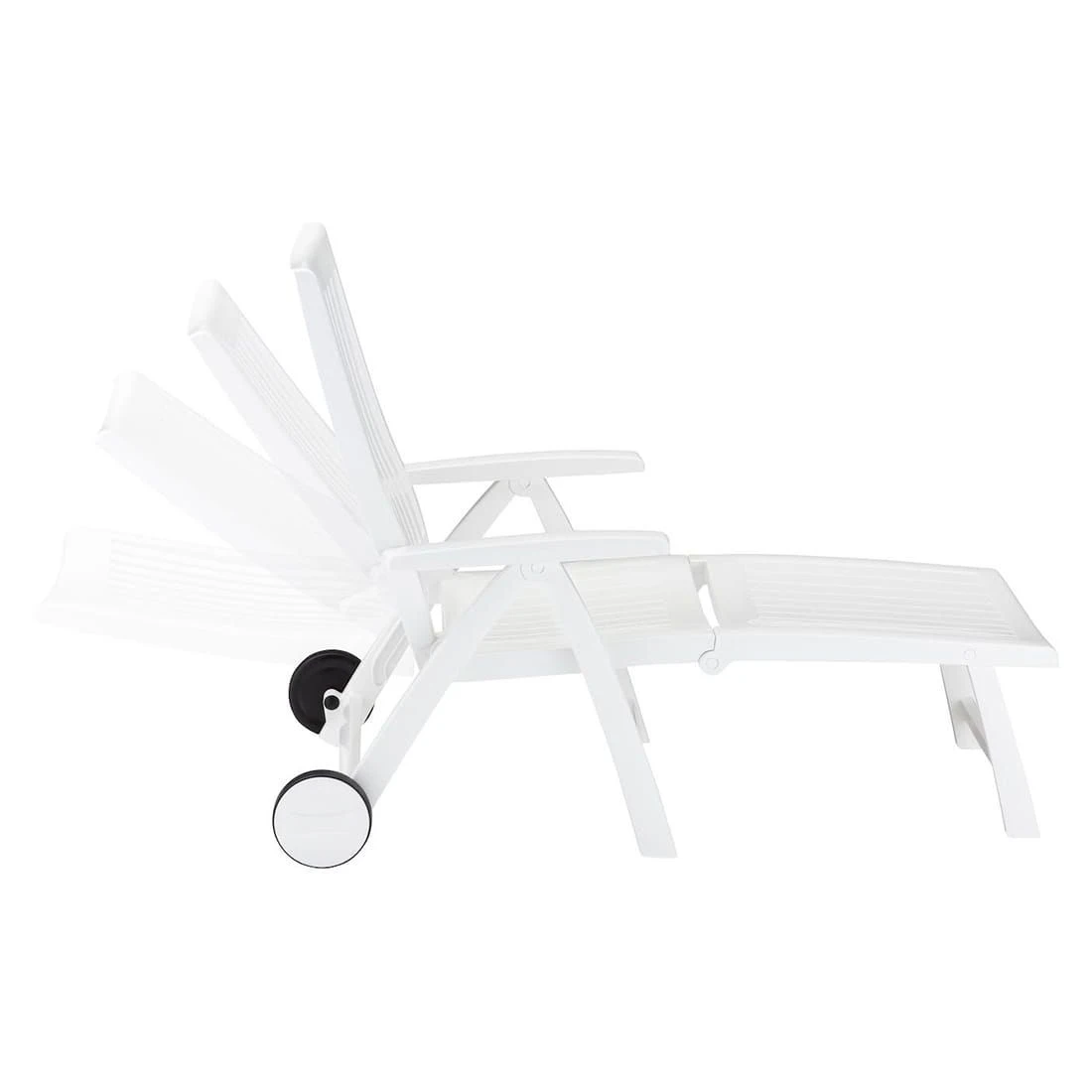 Kettler Roma Gartenliege Kunststoff Weiß 7 Kettler Roma Gartenliege Kunststoff Weiß – Bild 5