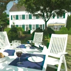 Kettler Roma Klappsessel Kunststoff Weiß -GartenMöbelPro Verkäufe kettler roma gartenstuhl klappbar kunststoff weiss 01438 000 2