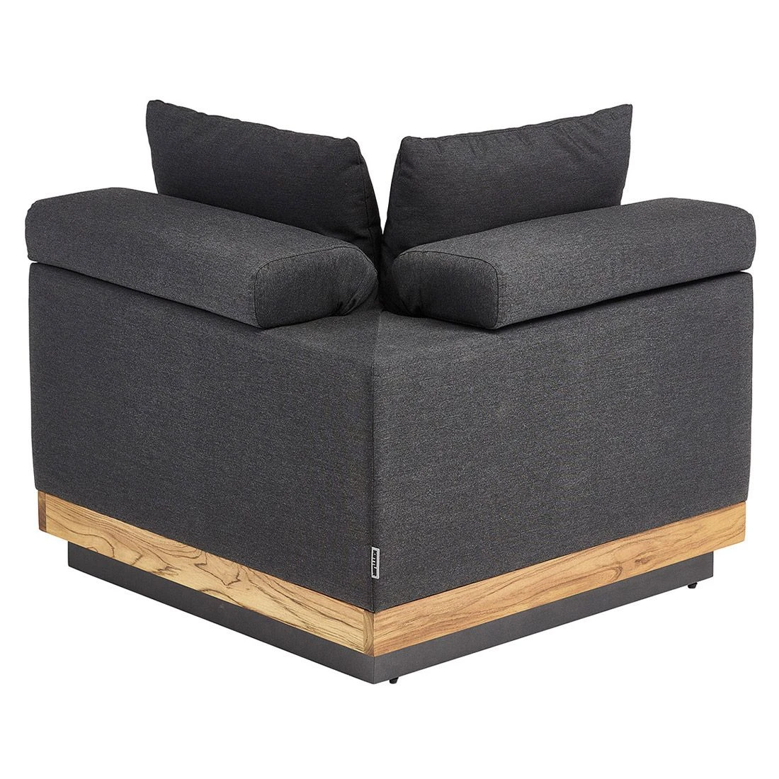 Kettler Royal Platform Eck-/Endmodul Aluminium/Teak/Sunbrella Anthrazit/Sooty 7 Kettler Royal Platform Eck-/Endmodul Aluminium/Teak/Sunbrella Anthrazit/Sooty – Bild 5