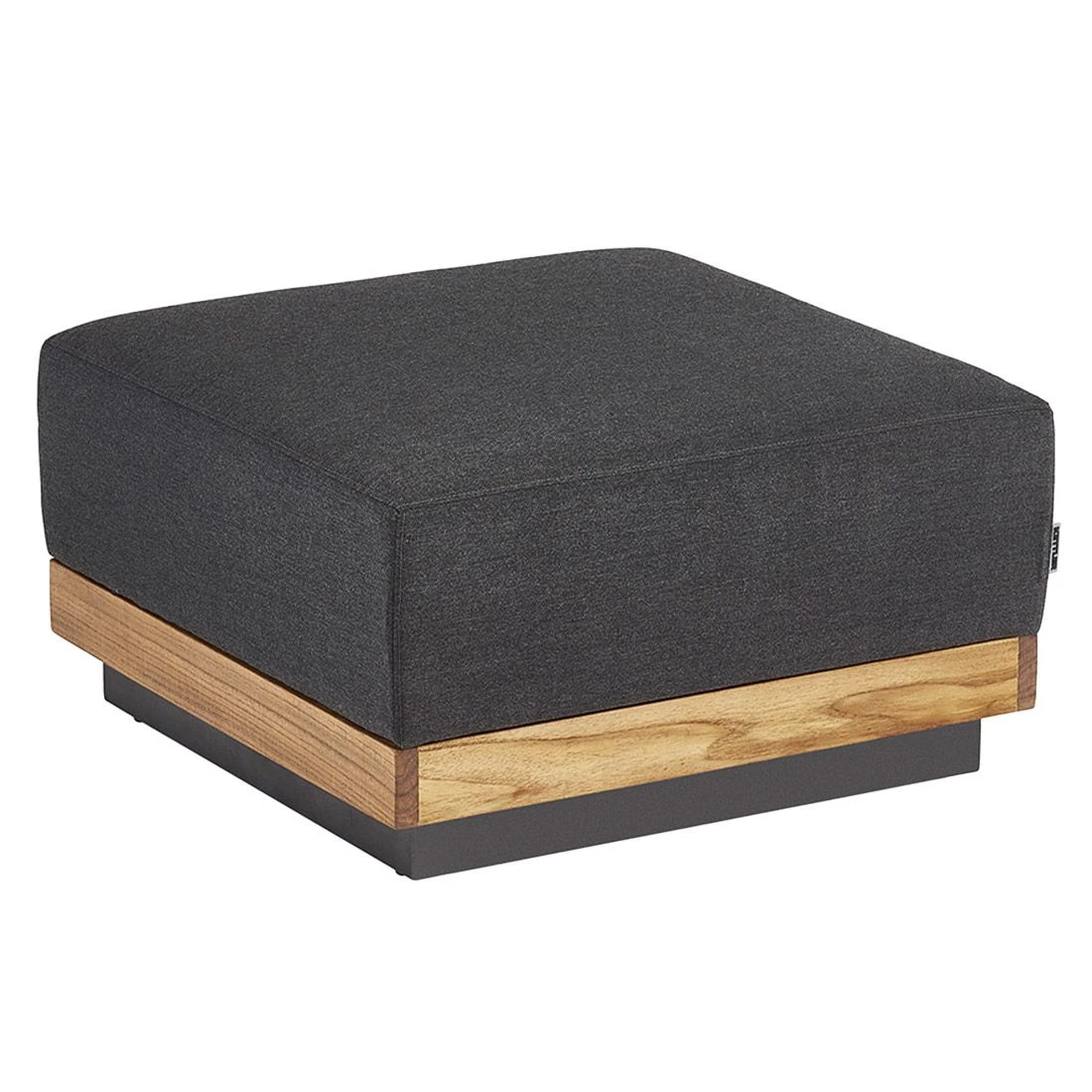 Kettler Royal Platform Loungehocker Aluminium/Teak/Sunbrella Anthrazit/Sooty 4 Kettler Royal Platform Loungehocker Aluminium/Teak/Sunbrella Anthrazit/Sooty – Bild 2