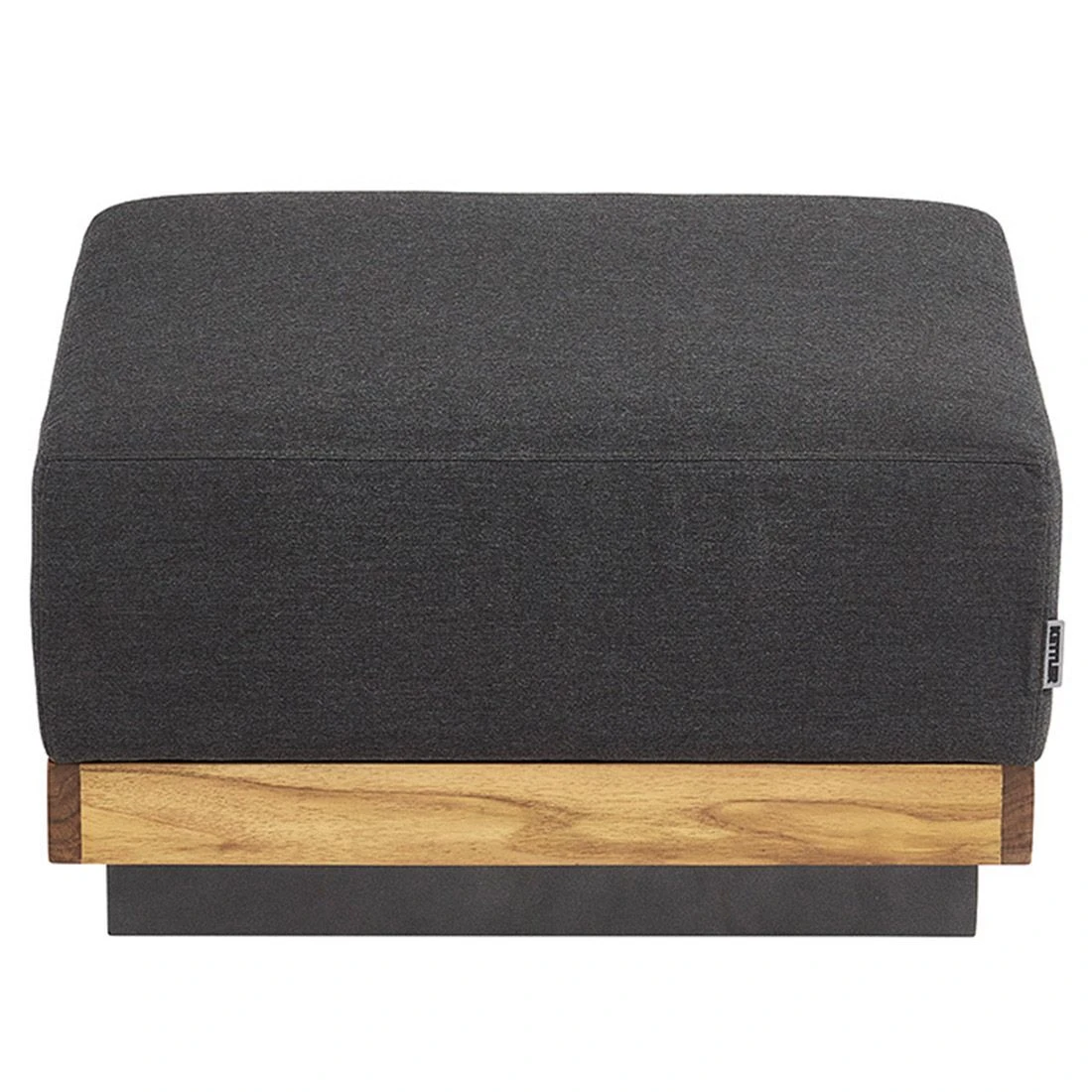 Kettler Royal Platform Loungehocker Aluminium/Teak/Sunbrella Anthrazit/Sooty 5 Kettler Royal Platform Loungehocker Aluminium/Teak/Sunbrella Anthrazit/Sooty – Bild 3