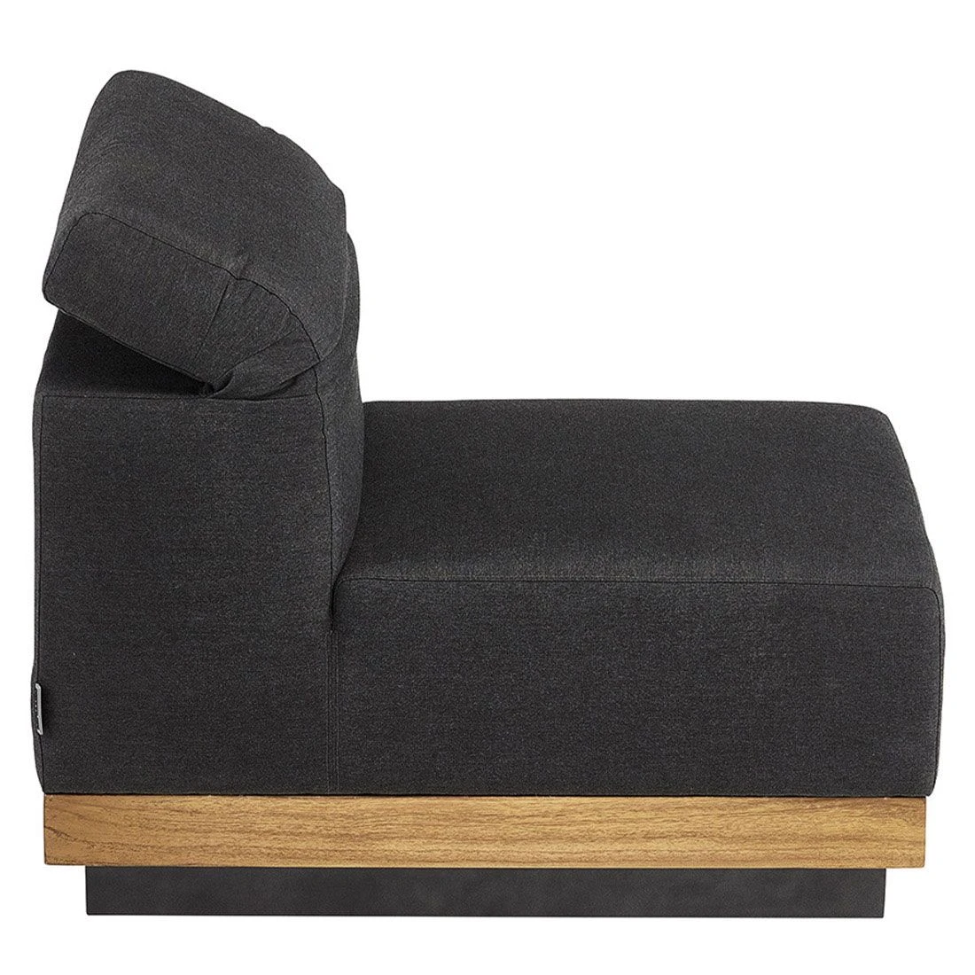 Kettler Royal Platform Mittelmodul Aluminium/Teak/Sunbrella Anthrazit/Sooty 6 Kettler Royal Platform Mittelmodul Aluminium/Teak/Sunbrella Anthrazit/Sooty – Bild 4