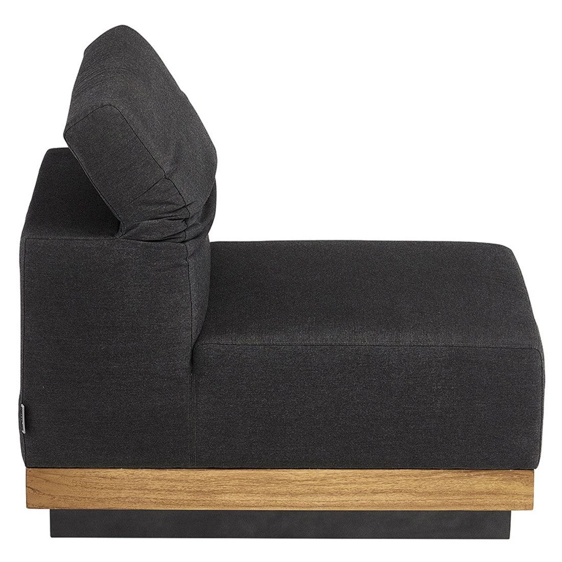 Kettler Royal Platform Mittelmodul Aluminium/Teak/Sunbrella Anthrazit/Sooty 7 Kettler Royal Platform Mittelmodul Aluminium/Teak/Sunbrella Anthrazit/Sooty – Bild 5