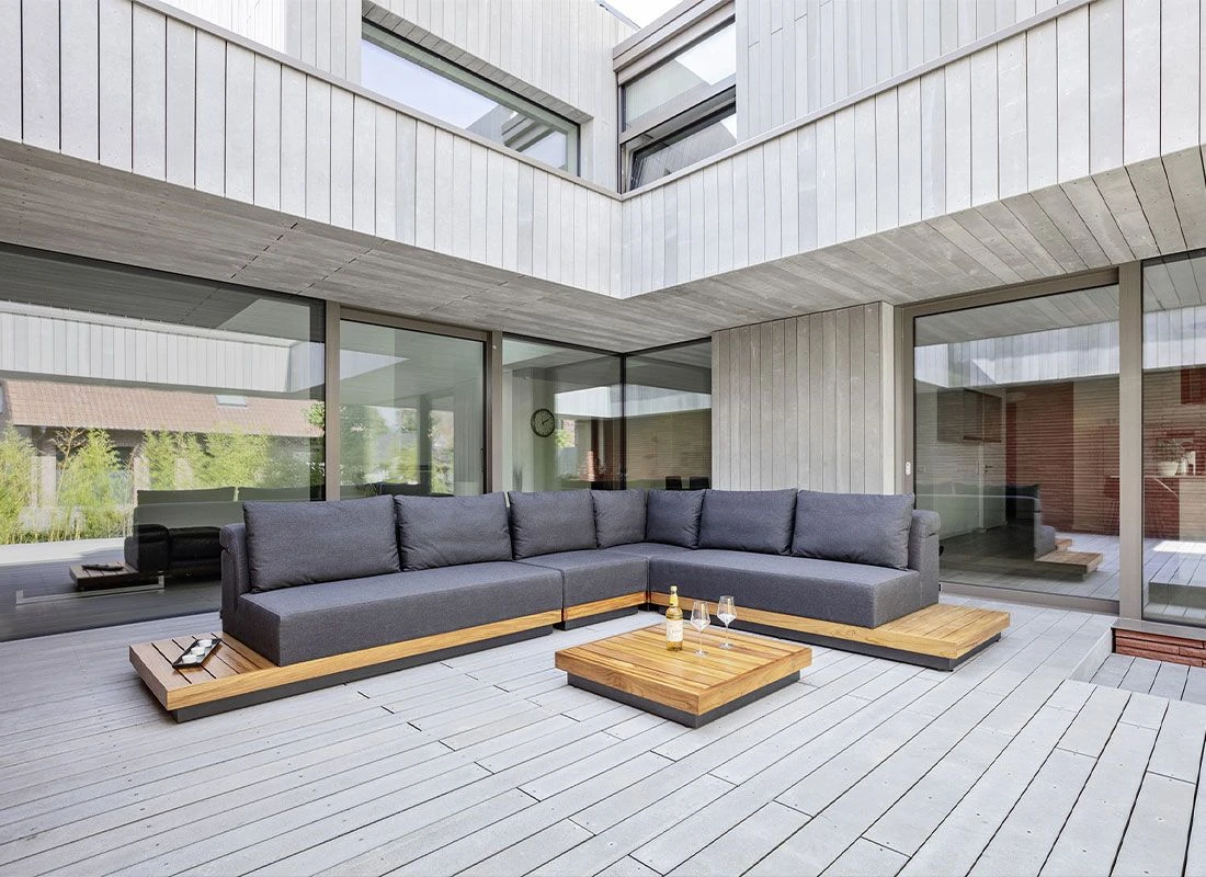 Kettler Royal Platform Mittelmodul Aluminium/Teak/Sunbrella Anthrazit/Sooty 10 Kettler Royal Platform Mittelmodul Aluminium/Teak/Sunbrella Anthrazit/Sooty – Bild 8