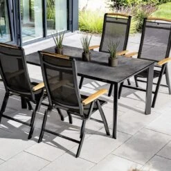 Kettler Gartentisch-Platte 180x95 Cm HPL Titanit Anthrazit -GartenMöbelPro Verkäufe kettler tischplatte 180x95 cm hpl 1466402 4