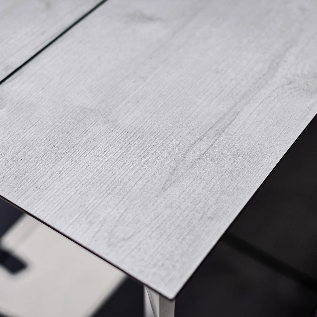 Kettler Gartentisch-Platte 95x95 Cm HPL Grau Mit Fräsung 4 Kettler Gartentisch-Platte 95x95 Cm HPL Grau Mit Fräsung – Bild 2