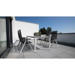 Kettler Wave Klappsessel Aluminium/Kunststoff Silber/Anthrazit -GartenMöbelPro Verkäufe kettler wave multipositionssessel silber anthrazit 0302001 0000 2