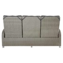 LC Garden Bilbao Gartensofa Geflecht Inkl. Kissen Grau -GartenMöbelPro Verkäufe l c wholesaler bilbao 3 sitzersofa alu geflecht inkl kissen stone grey 1093249 4