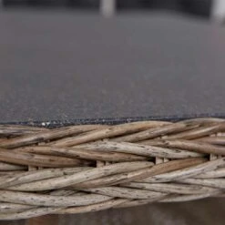 LC Garden Monaco Dininglounge 4-teilig Geflecht Inklusive Tisch Natur Mix/Grau -GartenMöbelPro Verkäufe l c wholesaler monaco loungegruppe 4 teilig geflecht inkl tisch natur mix 1093183 6