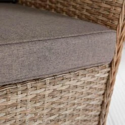 LC Garden Monaco Dininglounge 4-teilig Geflecht Inklusive Tisch Natur Mix/Grau -GartenMöbelPro Verkäufe l c wholesaler monaco loungegruppe 4 teilig geflecht inkl tisch natur mix 1093183 9