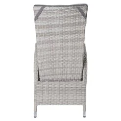 LC Garden Parma Gartensessel Geflecht/Polyester White Grey/Grey -GartenMöbelPro Verkäufe l c wholesaler parma positionssessel alu geflecht inkl kissen white grey grey 1092699 4