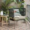 La Forma Nadin Loungesessel Stahl/Rope/Polyester Dunkelgrün/Beige -GartenMöbelPro Verkäufe la forma nadin loungesessel stahl rope polyester dunkelgrun beige 1322269 1