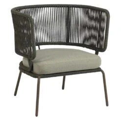 La Forma Nadin Loungesessel Stahl/Rope/Polyester Dunkelgrün/Beige -GartenMöbelPro Verkäufe la forma nadin loungesessel stahl rope polyester dunkelgrun beige 1322269 2