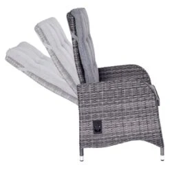 LC Garden Bailado Gartensessel Geflecht/Polyester Omega Grau/Grau -GartenMöbelPro Verkäufe lc garden bailado verstellsessel geflecht polster omega grau grau 1248239 2