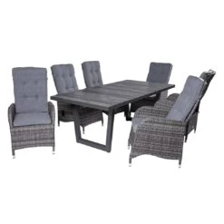 LC Garden Bailado Gartensessel Geflecht/Polyester Omega Grau/Grau -GartenMöbelPro Verkäufe lc garden bailado verstellsessel geflecht polster omega grau grau 1248239 6