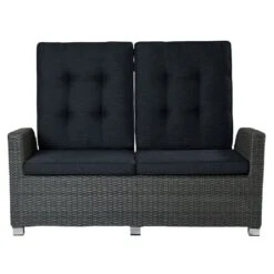 LC Garden Barcelona Gartensofa Aluminium/Geflecht Silber/Grau Mix -GartenMöbelPro Verkäufe lc garden barcelona 2 sitzersofa 145x90cm aluminium geflecht 1432775 3