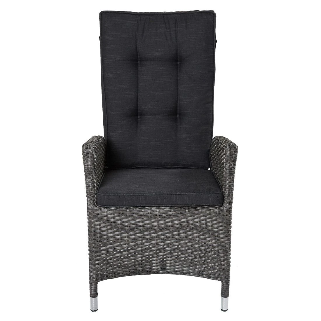 LC Garden Barcelona Gartensessel Aluminium/Geflecht Grau-Mix 6 LC Garden Barcelona Gartensessel Aluminium/Geflecht Grau-Mix – Bild 4