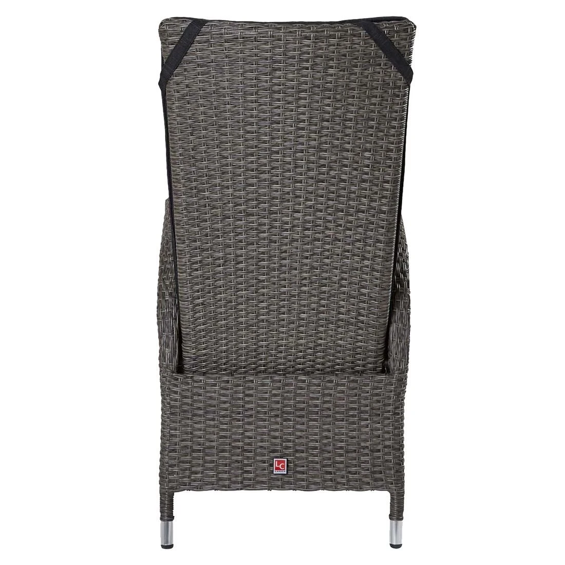 LC Garden Barcelona Gartensessel Aluminium/Geflecht Grau-Mix 8 LC Garden Barcelona Gartensessel Aluminium/Geflecht Grau-Mix – Bild 6