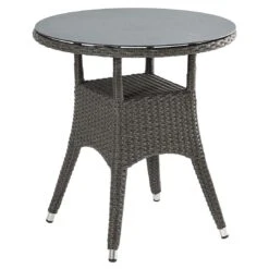 LC Garden Barcelona Gartenmöbel-Set 3-tlg. Tisch Ø70cm Grau Mix -GartenMöbelPro Verkäufe lc garden barcelona gartenmoebel set 3 tlg tisch durchm70cm 1495200 5