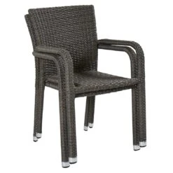 LC Garden Barcelona Stapelsessel Aluminium/Geflecht Grau Mix -GartenMöbelPro Verkäufe lc garden barcelona stapelstuhl aluminium geflecht 1345160 3
