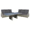 LC Garden Bilbao Gartenmöbelset 3-tlg. Tisch 220x100cm Grau -GartenMöbelPro Verkäufe lc garden bilbao gartenmobelset 3tlg tisch 220x100 cm stone grey 1179654 1