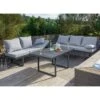 LC Garden Bondino Dininglounge Aluminium/Polyester Anthrazit/Grau