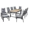 LC Garden Bondino Gartenmöbel-Set 10tlg. Tisch 200/260x100cm Anthrazit/Grau -GartenMöbelPro Verkäufe lc garden bondino gartenmoebel set 10tlg tisch 200 260x100cm 1485476 1