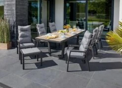 LC Garden Bondino II Gartensessel Aluminium/Polyester Anthrazit/Grau -GartenMöbelPro Verkäufe lc garden bondino ii verstellsessel aluminium polster anthrazit grau 1248129 3