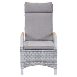 LC Garden Keramo Dining Verstellsessel Aluminium/Geflecht Off White/Cold White -GartenMöbelPro Verkäufe lc garden keramo loungesessel aluminium geflecht teak armlehnen 1434337 2