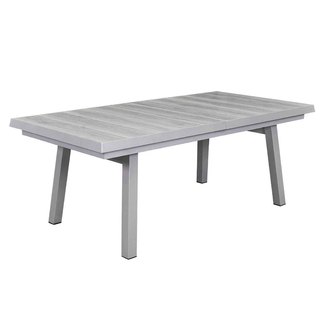 LC Garden Nizza Ausziehtisch 200/260x100x75cm Aluminium/Keramik Silber/Easy Grey 3 LC Garden Nizza Ausziehtisch 200/260x100x75cm Aluminium/Keramik Silber/Easy Grey