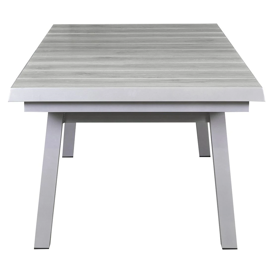 LC Garden Nizza Ausziehtisch 200/260x100x75cm Aluminium/Keramik Silber/Easy Grey 6 LC Garden Nizza Ausziehtisch 200/260x100x75cm Aluminium/Keramik Silber/Easy Grey – Bild 4