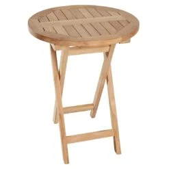 LC Garden Riva Klapptisch Ø70cm Teak Natur