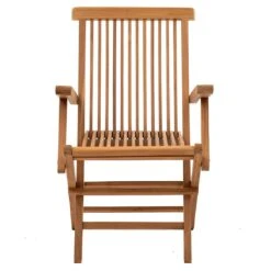 LC Garden Riva Klappstuhl Mit Armlehnen Teak Natur -GartenMöbelPro Verkäufe lc garden riva klappstuhl mit armlehnen teak 1435129 2