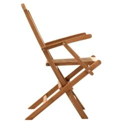 LC Garden Riva Klappstuhl Mit Armlehnen Teak Natur -GartenMöbelPro Verkäufe lc garden riva klappstuhl mit armlehnen teak 1435129 3