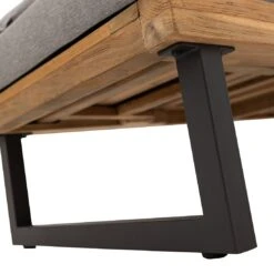 LC Garden Riviona Gartenliege Teak/Polster Natur/Grau -GartenMöbelPro Verkäufe lc garden riviano gartenliege teak polster 1435547 8