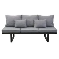 LC Garden Sondrino Gartensofa Aluminium/Polyester Schwarz/Grau 15 LC Garden Sondrino Gartensofa Aluminium/Polyester Schwarz/Grau -GartenMöbelPro Verkäufe lc garden sondrino 3 sitzersofa 202x70cm aluminium polyester 1433677 4