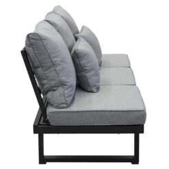 LC Garden Sondrino Gartensofa Aluminium/Polyester Schwarz/Grau 16 LC Garden Sondrino Gartensofa Aluminium/Polyester Schwarz/Grau -GartenMöbelPro Verkäufe lc garden sondrino 3 sitzersofa 202x70cm aluminium polyester 1433677 5