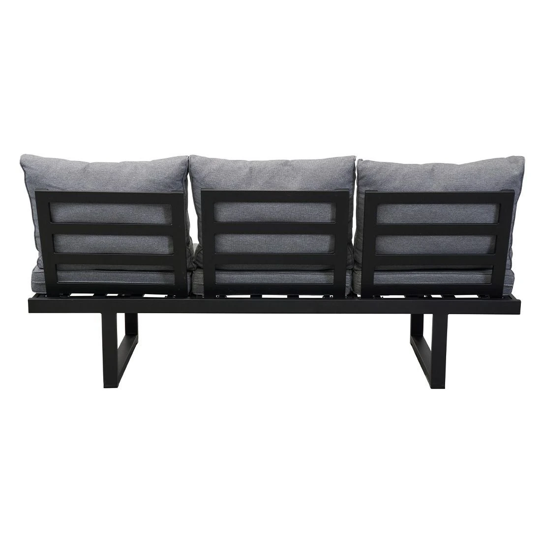 LC Garden Sondrino Gartensofa Aluminium/Polyester Schwarz/Grau 8 LC Garden Sondrino Gartensofa Aluminium/Polyester Schwarz/Grau – Bild 6