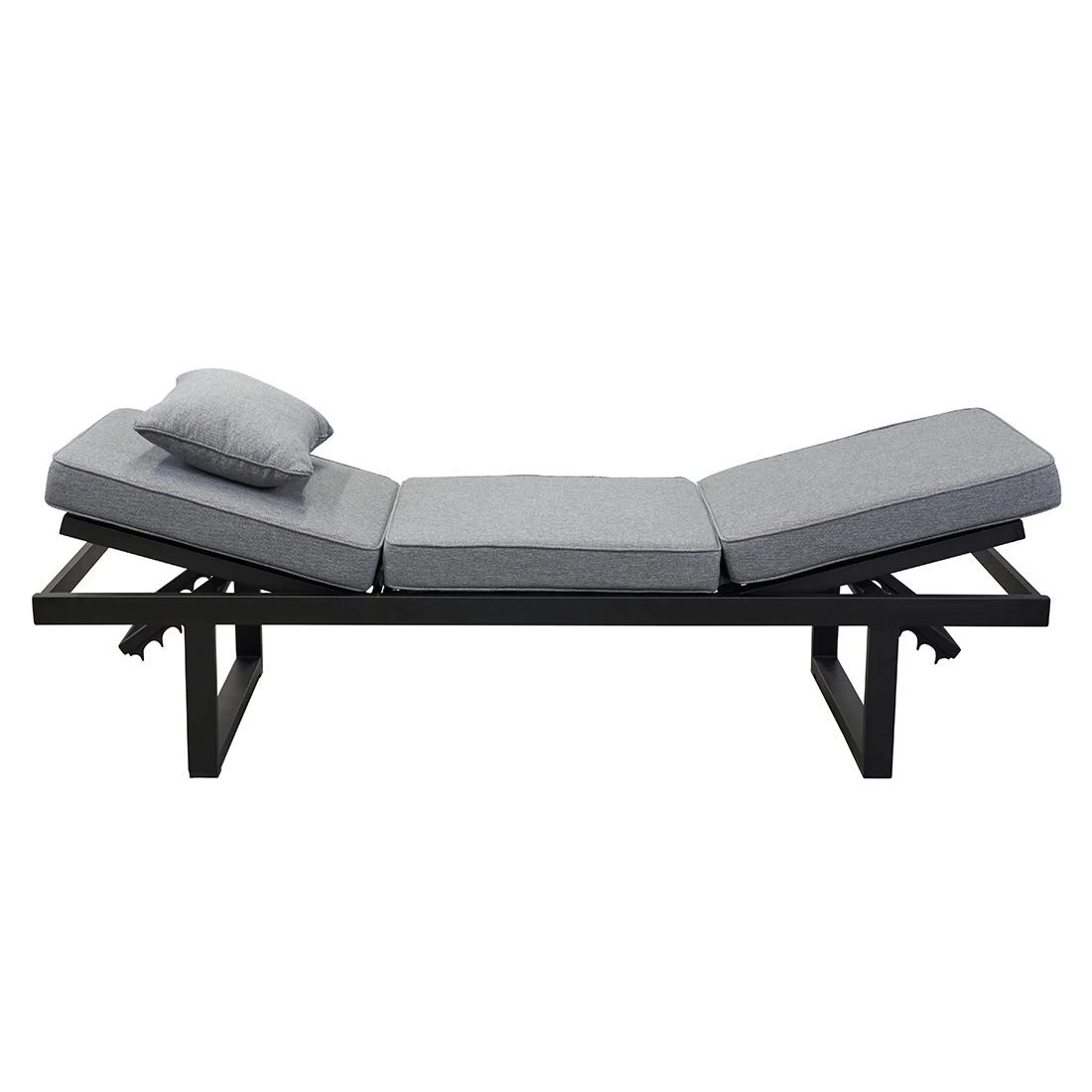 LC Garden Sondrino Gartensofa Aluminium/Polyester Schwarz/Grau 10 LC Garden Sondrino Gartensofa Aluminium/Polyester Schwarz/Grau – Bild 8