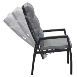 LC Garden Sondrino Gartenstuhl Aluminium/Polyester Schwarz Matt/Grau -GartenMöbelPro Verkäufe lc garden sondrino gartenstuhl aluminium polyester 1432962 7