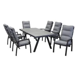 LC Garden Sondrino Gartenstuhl Aluminium/Polyester Schwarz Matt/Grau -GartenMöbelPro Verkäufe lc garden sondrino gartenstuhl aluminium polyester 1432962 8