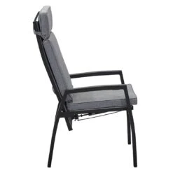 LC Garden Sondrino Gartenstuhl Aluminium/Textilene Schwarz Matt/Grau -GartenMöbelPro Verkäufe lc garden sondrino gartenstuhl aluminium textilene 1433028 3