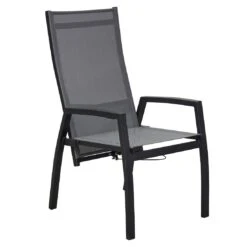 LC Garden Sondrino Gartenstuhl Aluminium/Textilene Schwarz Matt/Grau -GartenMöbelPro Verkäufe lc garden sondrino gartenstuhl aluminium textilene 1433028 5