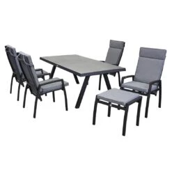 LC Garden Sondrino Gartenstuhl Aluminium/Textilene Schwarz Matt/Grau -GartenMöbelPro Verkäufe lc garden sondrino gartenstuhl aluminium textilene 1433028 7