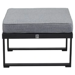 LC Garden Sondrino Gartenhocker 70x70cm Aluminium/Polyester Schwarz/Grau -GartenMöbelPro Verkäufe lc garden sondrino hocker 70x70cm aluminium polyester 1433644 2