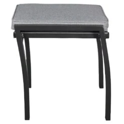 LC Garden Sondrino Gartenhocker Mit Kissen Aluminium/Polyester Schwarz/Grau -GartenMöbelPro Verkäufe lc garden sondrino hocker mit kissen aluminium polyester 1433039 2